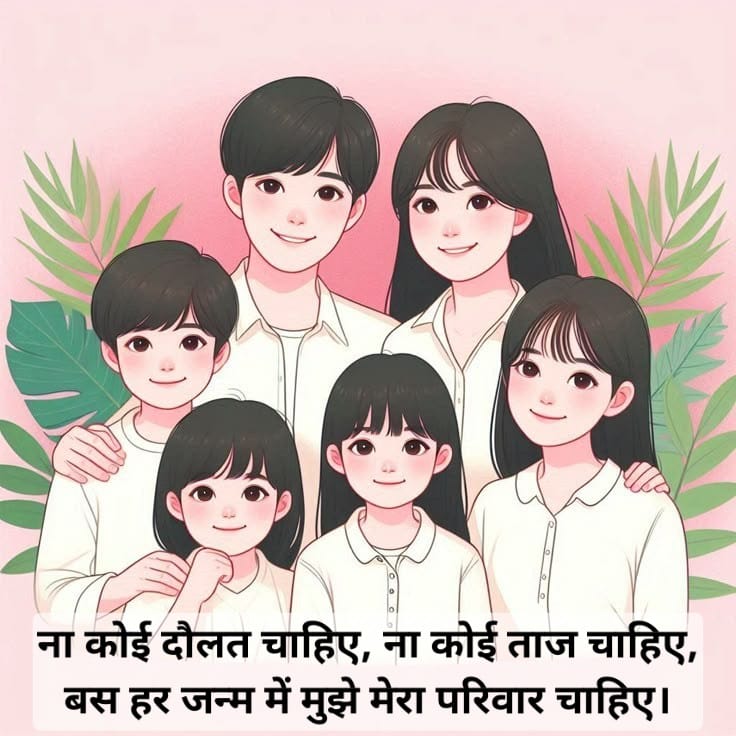 Family Shayari In Hindi - आपके परिवार पर बेहतरीन शायरी